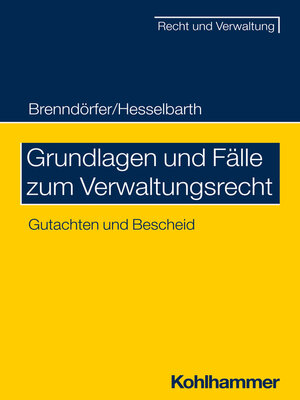 cover image of Grundlagen und Fälle zum Verwaltungsrecht